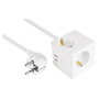 Kabelmeister Cubo de enchufes 3-fach USB-C USB-A, blanco, 2m