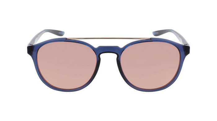 Nike NIKE-KISMET-EV1203-410 Gafas de sol con cristal rosa y detalles azules