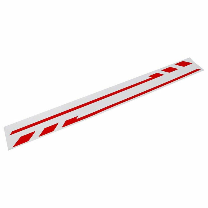 Foliatec Pegatinas para Espejos Retrovisores Laterales con Bandas de Pin Rojo