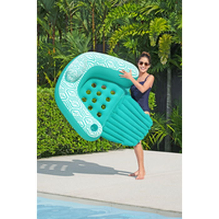 Sillón Hinchable para Piscina Bestway Comfort Plush 145 x 120 cm Sillón Hinchable para Piscina Bestway Comfort Plush 145 x 120 cm
