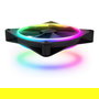 NZXT F140 RGB DUO Twin Pack Ventilador RGB 140mm Negro con Controlador - RF-D14DF-B1 - 2 Unidades