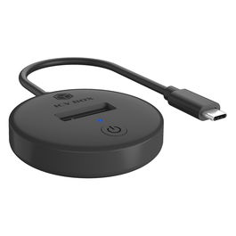 ICY BOX IB-1610MCD-C31 Docking Station para SSD M.2 NVMe y SATA USB 3.2 Gen 2 Type-C, Compatible con Windows, Mac, Linux