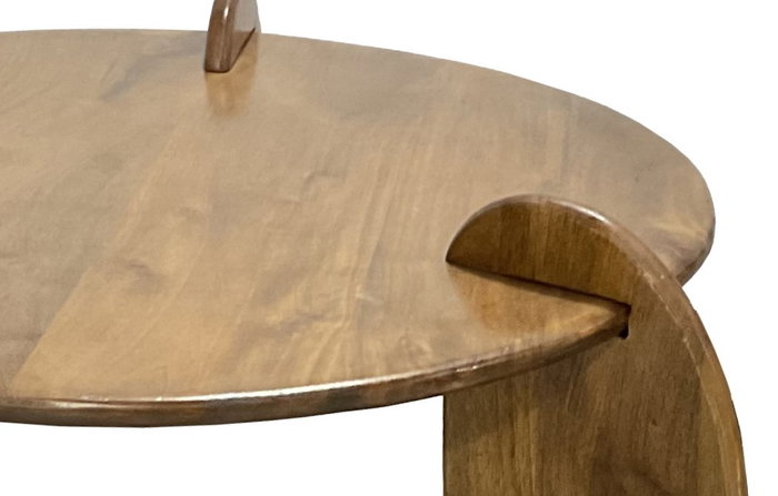 DKD Home Decor Mesa de Centro Mango 98x98x46 Marrón