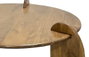 DKD Home Decor Mesa de Centro Mango 98x98x46 Marrón