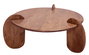 DKD Home Decor Mesa de Centro Mango 98x98x46 Marrón