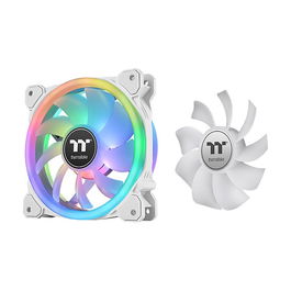 Thermaltake SWAFAN 12 RGB Radiator Fan TT Premium Edition White 3 Pack Ventilador para PC