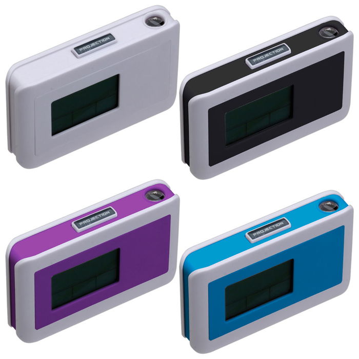 Be Mix Despertador Con Proyector 13x8 - Calendario, Termómetro, Alarma, Snoozer (Pilas AA No Incluidas, Colores Surtidos)