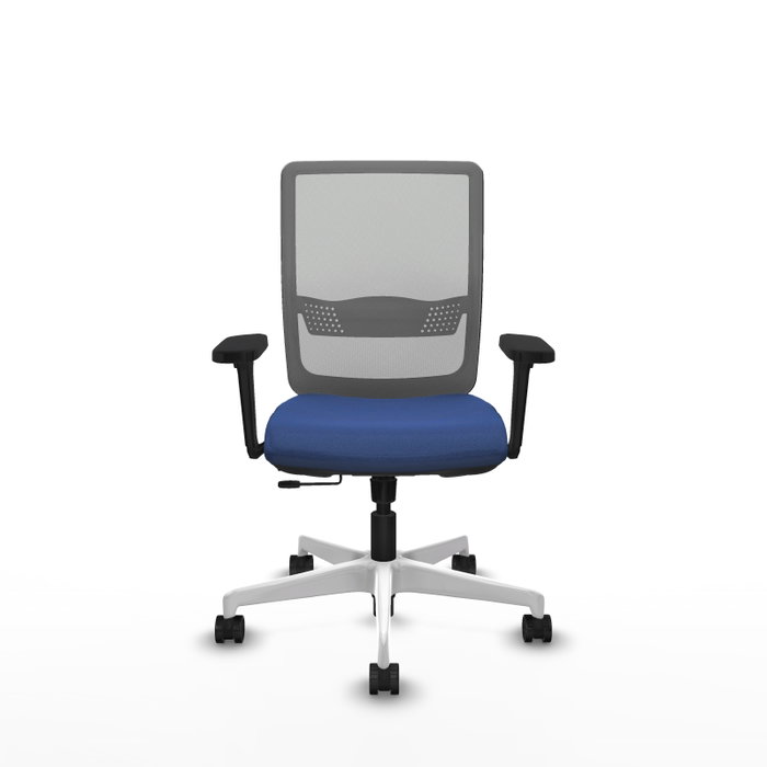 PIQUERAS Y CRESPO Silla de oficina Haches Azul marino y Gris PIQUERAS Y CRESPO Silla de oficina Haches Azul marino y Gris