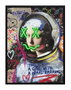 DKD Home Decor Cuadro LED Lienzo Astronauta Pintado a Mano 63x3x83