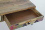 DKD Home Decor Mesa de Centro de Mango y Metal Marrón