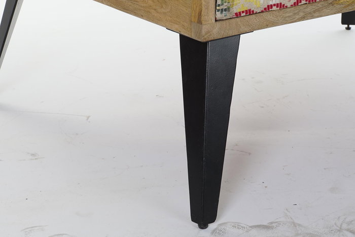 DKD Home Decor Mesa de Centro de Mango y Metal Marrón DKD Home Decor Mesa de Centro de Mango y Metal Marrón