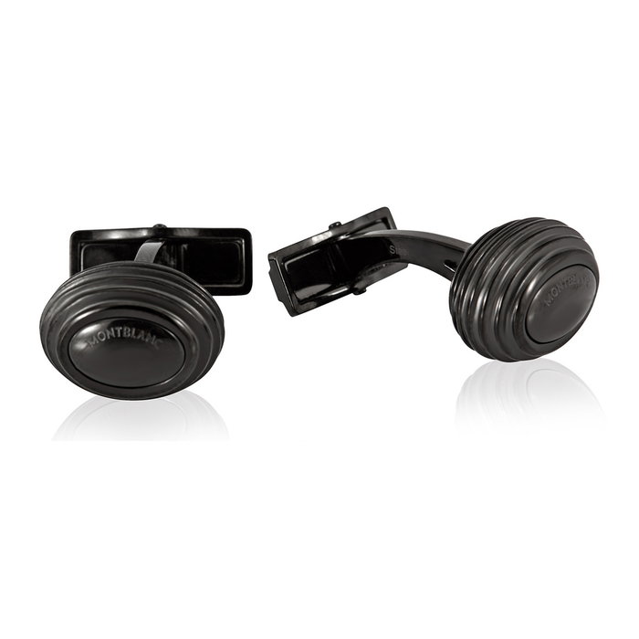 Montblanc Gemelos Urban Speed MB112929 en Acero Inoxidable Negro Montblanc Gemelos Urban Speed MB112929 en Acero Inoxidable Negro