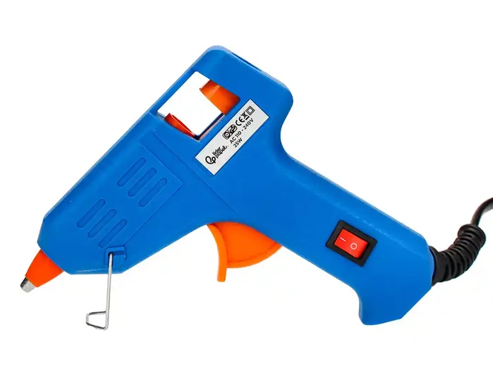 Liderpapel Pistola de Silicona Caliente Mini 25W con Gatillo Dispensador y 2 Barras de Repuesto 7mm