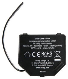 Shelly LoRa Add-on - Relé EU868 para gen.3/4
