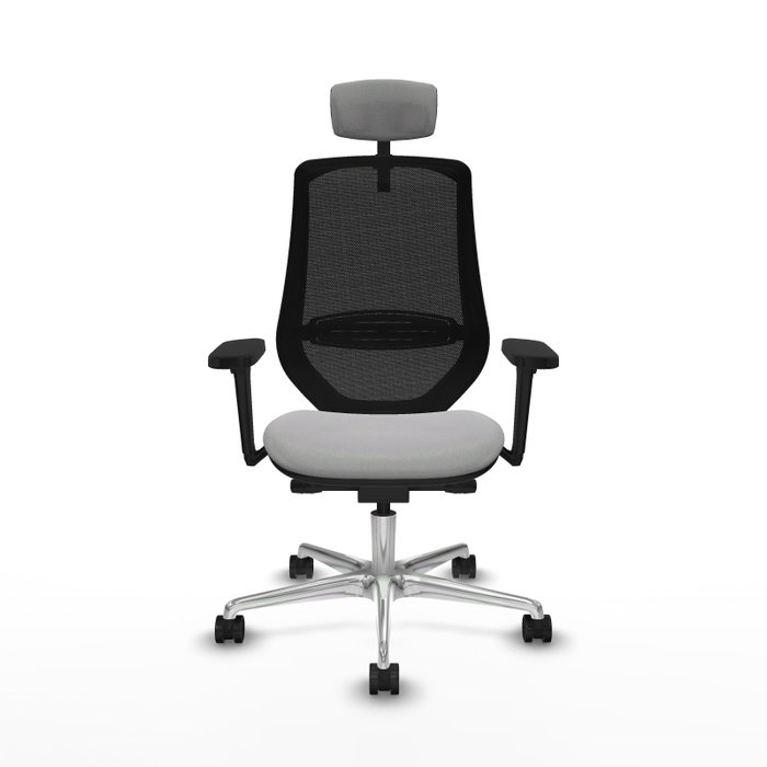 PIQUERAS Y CRESPO Silla de oficina Mardos con mecanismo Sincro/Traslack, Gris claro y Negro PIQUERAS Y CRESPO Silla de oficina Mardos con mecanismo Sincro/Traslack, Gris claro y Negro