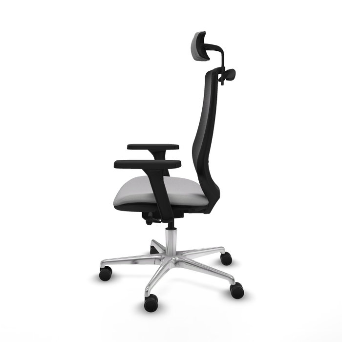 PIQUERAS Y CRESPO Silla de oficina Mardos con mecanismo Sincro/Traslack, Gris claro y Negro PIQUERAS Y CRESPO Silla de oficina Mardos con mecanismo Sincro/Traslack, Gris claro y Negro