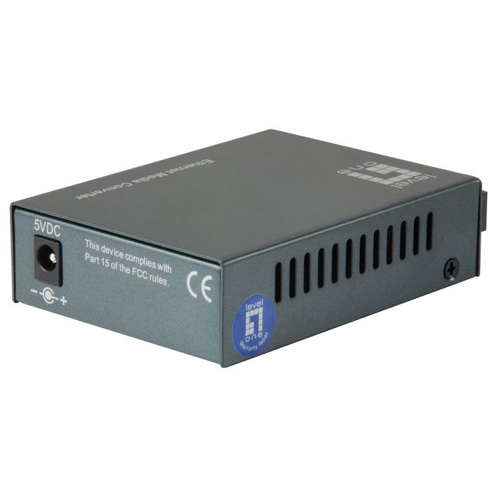 Level One FVT-1102 Convertidor 10/100TX a 100FX Ethernet Rápido Monomodo 2km Level One FVT-1102 Convertidor 10/100TX a 100FX Ethernet Rápido Monomodo 2km