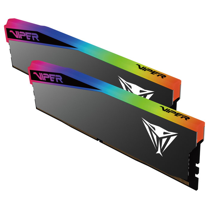 Patriot Viper Elite 5 Ultra RGB VEUR532G6028K - Kit Memoria RAM 32GB (2x16GB) DDR5 6000MT/s CL28 - XMP 3.0 & AMD EXPO