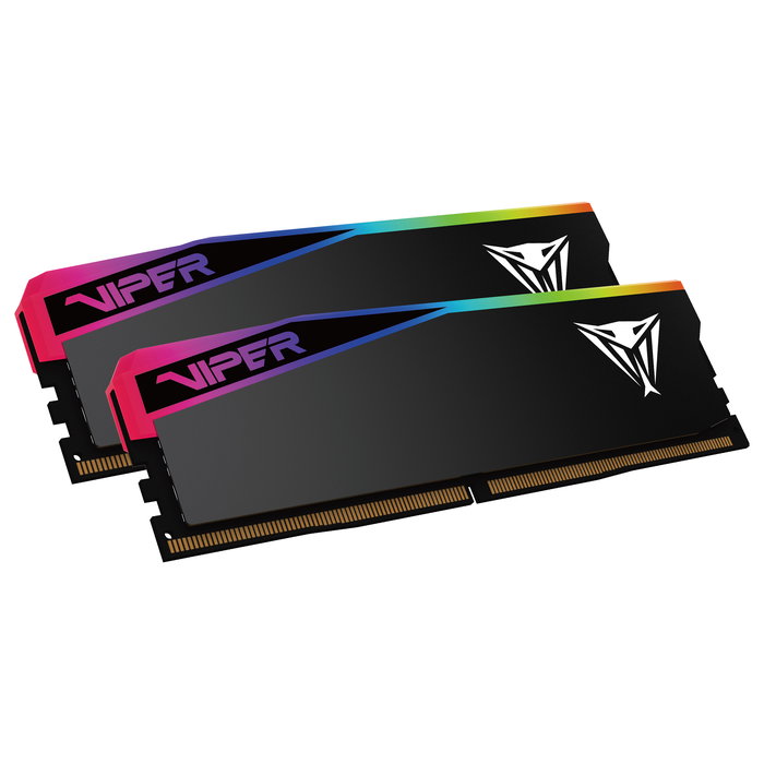 Patriot Viper Elite 5 Ultra RGB VEUR532G6028K - Kit Memoria RAM 32GB (2x16GB) DDR5 6000MT/s CL28 - XMP 3.0 & AMD EXPO