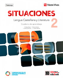 VICENS VIVES, Cuaderno Lengua 2º ESO + Digital Situaciones (Cataluña) - AA.VV.