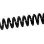 Yosan Espiral Plástico Paso 4:1 56 24mm Negro Pack 50 Ud