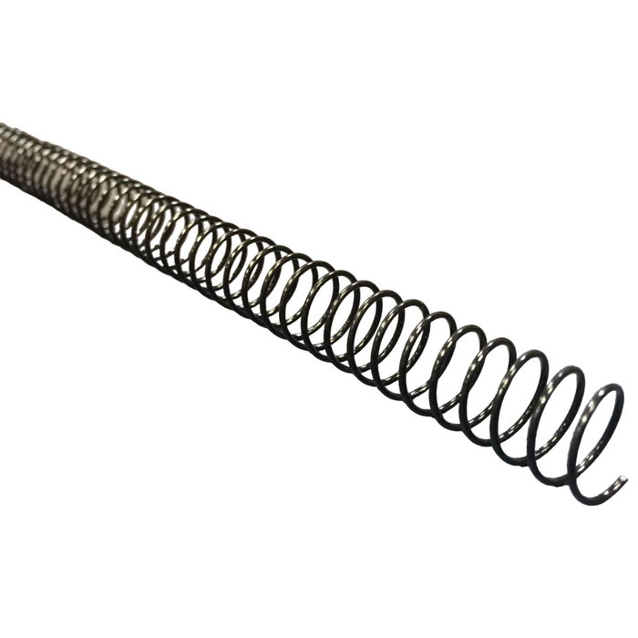 Yosan Espiral Plástico Paso 4:1 56 24mm Negro Pack 50 Ud