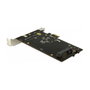 DeLOCK PCI Express x1 Karte para 2 x SATA HDD / SSD, PCIe 2.0, Interno, Negro