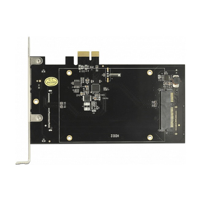 DeLOCK PCI Express x1 Karte para 2 x SATA HDD / SSD, PCIe 2.0, Interno, Negro DeLOCK PCI Express x1 Karte para 2 x SATA HDD / SSD, PCIe 2.0, Interno, Negro