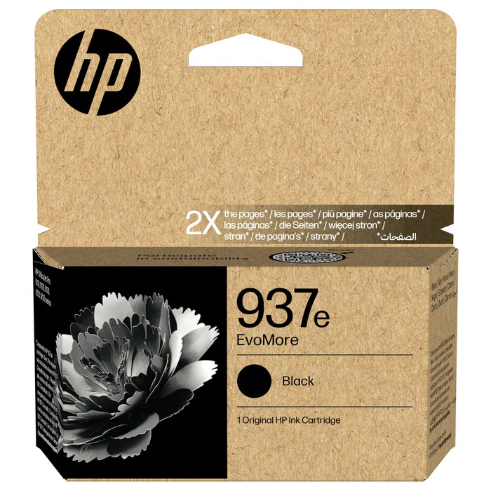 HP Cartucho de tinta original 938 EvoMore Black HP Cartucho de tinta original 938 EvoMore Black