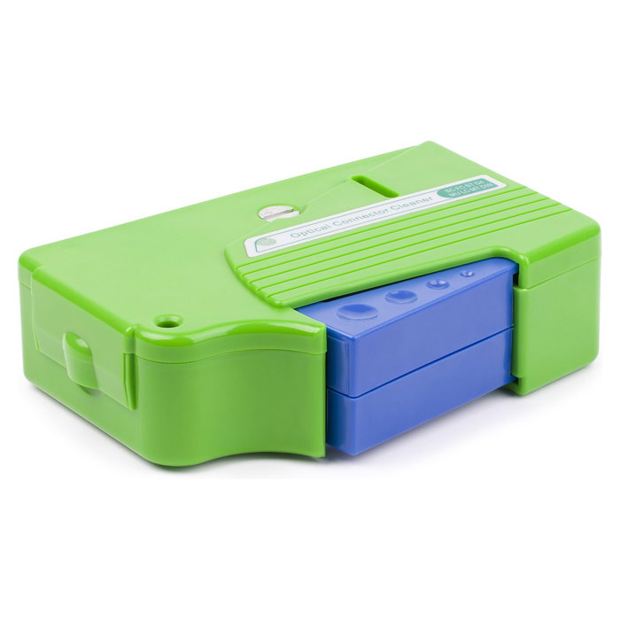 StarTech Limpiador de Fibra Óptica para Conectores LC/SC/ST/FC - Kit de Limpieza de Cable FOCLEANER (Azul/Verde)