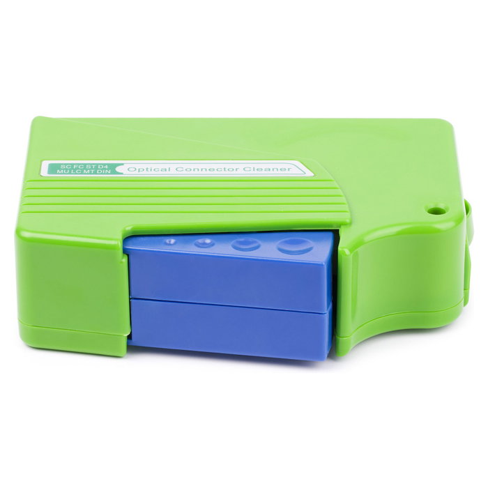 StarTech Limpiador de Fibra Óptica para Conectores LC/SC/ST/FC - Kit de Limpieza de Cable FOCLEANER (Azul/Verde)