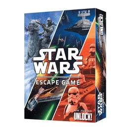 Space Cowboys SCUNLSW01ES Unlock! Juego de Cartas Escape Room Star Wars - 3 Aventuras, 1-6 Jugadores, +10 Años, 60 Min, Español