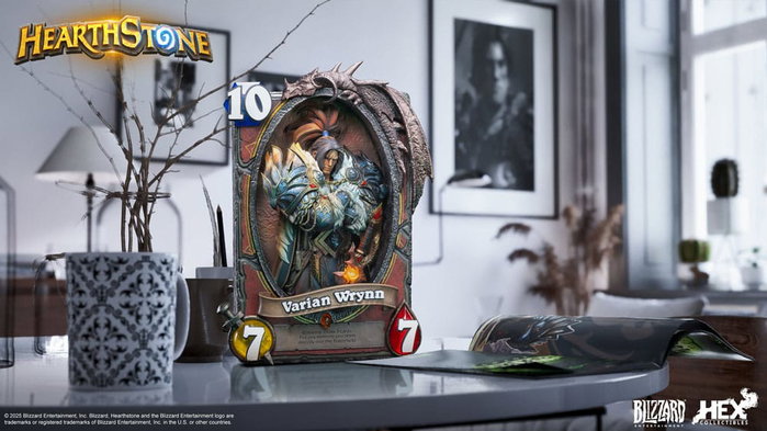HEX Collectibles Estatua 3D Art Frame Varian Wrynn HEX Collectibles Estatua 3D Art Frame Varian Wrynn