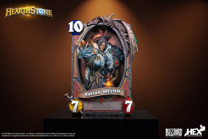 HEX Collectibles Estatua 3D Art Frame Varian Wrynn HEX Collectibles Estatua 3D Art Frame Varian Wrynn