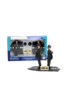 SD Toys Set de 2 Figuras Jake y Elwood Blues Brothers 18 cm