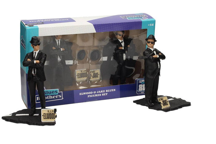 SD Toys Set de 2 Figuras Jake y Elwood Blues Brothers 18 cm SD Toys Set de 2 Figuras Jake y Elwood Blues Brothers 18 cm
