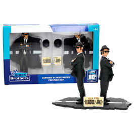 SD TOYS Blister 2 figuras Jake and Elwood Blues Brothers 18cm con accesorios