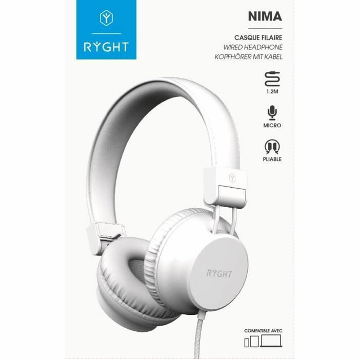 Ryght Nima Auriculares con cable - Blanco perla Ryght Nima Auriculares con cable - Blanco perla
