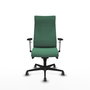 PIQUERAS Y CRESPO Sillón Albacete Verde Esmeralda con Mecanismo Sincro y Brazos 1D