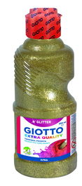 Giotto Témpera Glitter Oro Botella 250 mL