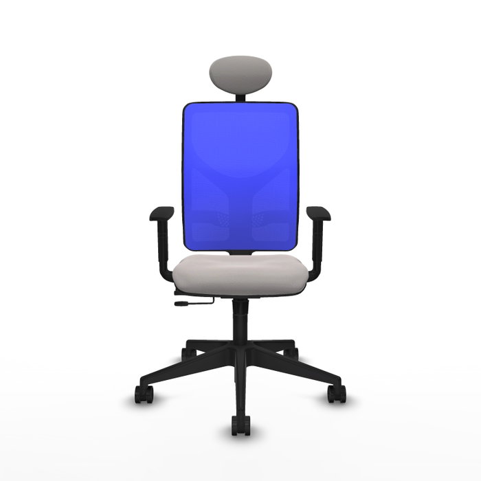 PIQUERAS Y CRESPO Silla de oficina Motilla con mecanismo Sincro/Traslack Azul y Blanco PIQUERAS Y CRESPO Silla de oficina Motilla con mecanismo Sincro/Traslack Azul y Blanco