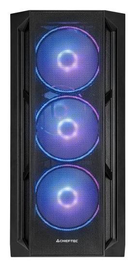 Chieftec Apex Lumo GA-01B-L-OP Caja PC ATX Cristal Templado USB-C Negra