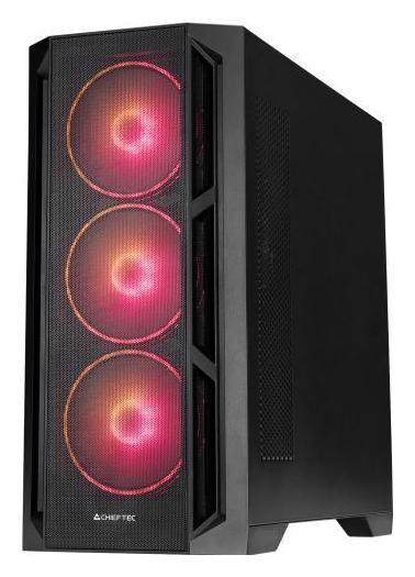 Chieftec Apex Lumo GA-01B-L-OP Caja PC ATX Cristal Templado USB-C Negra