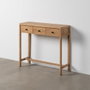 Ixia Consola Macarella de Madera de Mango Natural 90 x 30 x 80 cm