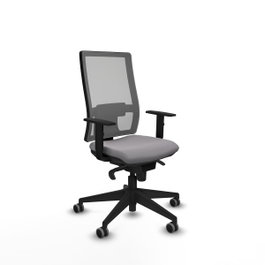 PIQUERAS Y CRESPO Silla de oficina Horna con mecanismo Sincro, Gris