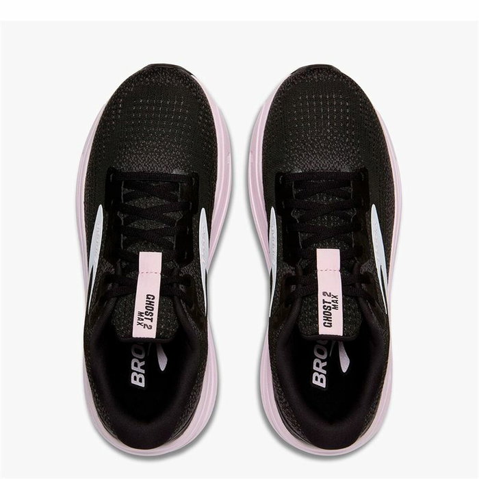 Zapatillas de Running para Adultos Brooks Ghost Max 2 Negro Rosa