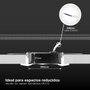 GSC Evolution Aro redondo empotrable compacto LED Lumati 4W Negro