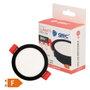 GSC Evolution Aro redondo empotrable compacto LED Lumati 4W Negro