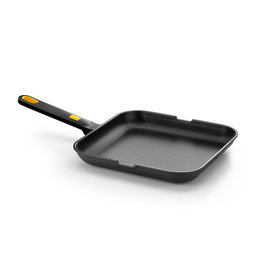Bra Sartén Asador Liso de Aluminio Fundido Daily Pro 28 cm Antiadherente Libre de PFOA Apta Lavavajillas