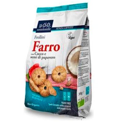 SOTTOLESTELLE Galleta Trigoespelta Coco Semillas Amapola Bio SOTTOLESTELLE Galleta Trigoespelta Coco Semillas Amapola Bio